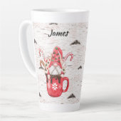 Tasse Latte Coupe pleine de Gnome au chocolat (Angle gauche)