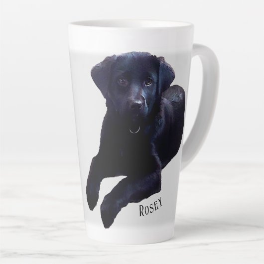 Tasse Latte Coupe Rosey (Angle droit)