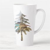 Tasse Latte Couper la côte de l'Oregon (Droite)