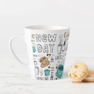 Tasse Latte Coupes de café à la main