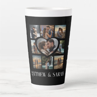 Tasse Latte Couples Je T'Aime Coeur Neuf Photo