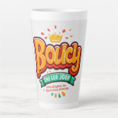 Tasse Latte Couronne rebelle (Devant)