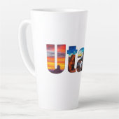 Tasse Latte Couronnes de l'Utah (Angle gauche)