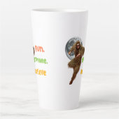 Tasse Latte Course d'aventure Sasquatch Believe Design (Devant)