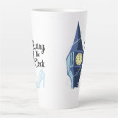 Tasse Latte Course de l'horloge (Devant)