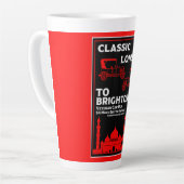 Tasse Latte Course De Voiture Vétérinaire De Londres À Brighto (Angle gauche)