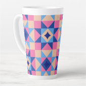 Tasse Latte Courte moderne en bloc étoilé (Angle gauche)