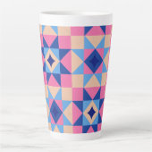 Tasse Latte Courte moderne en bloc étoilé (Devant)