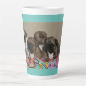 Tasse Latte Coussin Bouledogue Français French Bulldog (Devant)