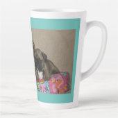 Tasse Latte Coussin Bouledogue Français French Bulldog (Droite)