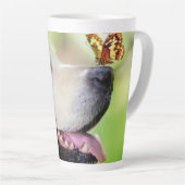 Tasse Latte Coussin décoratif Labrador et papillon (Angle droit)
