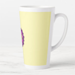 Tasse Latte Coussin rond cadeau personnalisé