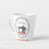 Tasse Latte Couture victorienne vintage (Angle gauche)