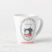 Tasse Latte Couture victorienne vintage (Angle droit)