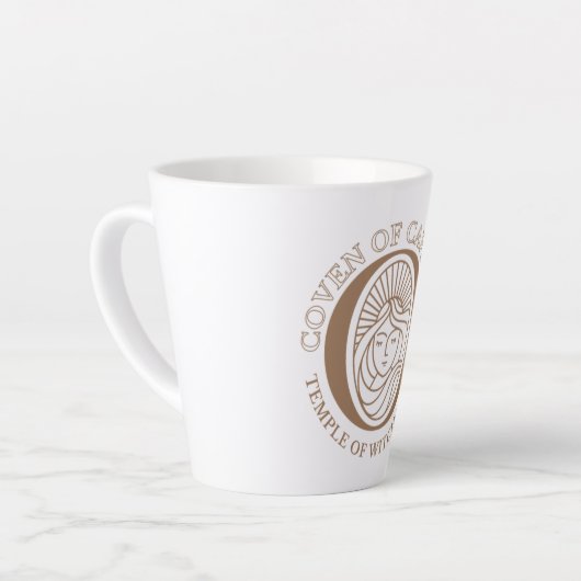 Tasse Latte Coven de Caffeina - Conception de déesse (Angle gauche)