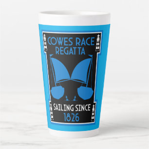 Tasse Latte Cowes île de Wight Yacht Regatta