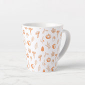 Tasse Latte Cozy Autumn Pattern (Angle droit)