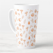 Tasse Latte Cozy Autumn Pattern (Angle gauche)