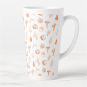 Tasse Latte Cozy Autumn Pattern (Droite)