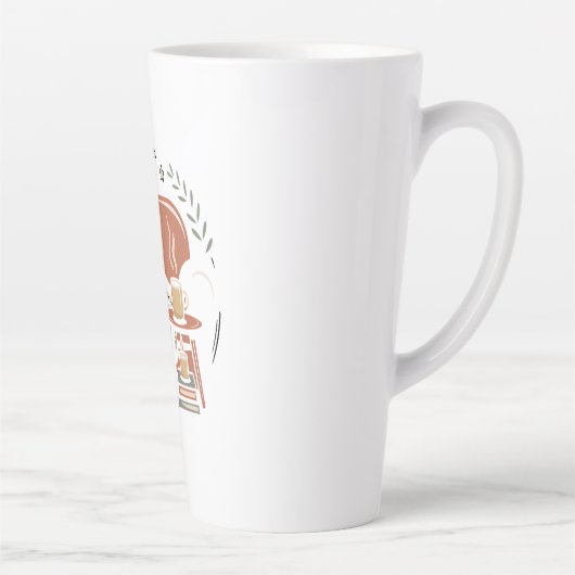 Tasse Latte Cozy Reading Nook Coffee Lover (Droite)