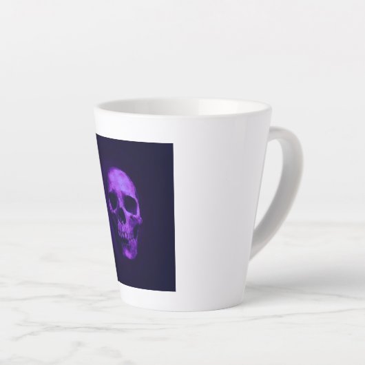 Tasse Latte Crâne (Angle droit)