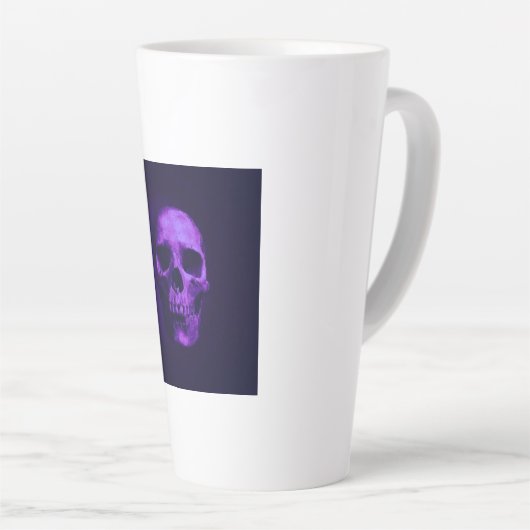 Tasse Latte Crâne (Angle droit)