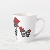 Tasse Latte Crânes noirs Duo Thunder_Cove (Droite)