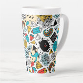 Tasse Latte Crazy head (Angle droit)