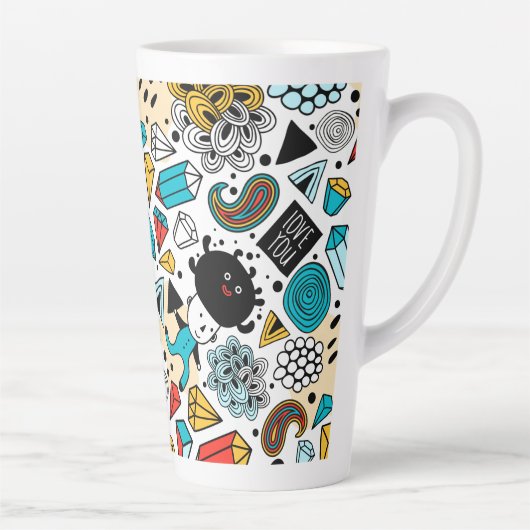 Tasse Latte Crazy head (Droite)