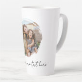 Tasse Latte Create Your Own Photo (Angle droit)