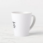 Tasse Latte Create Your Own white  (Angle droit)