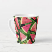 Tasse Latte Création de Motif de pastèque 5 (Angle gauche)