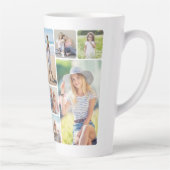 Tasse Latte Créez vos propres angles ronds 12 Photo Collage (Droite)