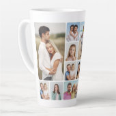 Tasse Latte Créez vos propres angles ronds 12 Photo Collage (Angle gauche)