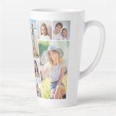 Tasse Latte Créez vos propres angles ronds 12 Photo Collage (Droite)