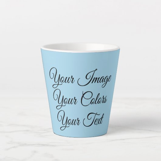 Tasse Latte Créez votre propre (Devant)