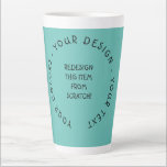 Tasse Latte Créez votre propre<br><div class="desc">Créez votre propre fête sur mesure,  baby shower,  mariage et évènements,  des fournitures artisanales de couleur personnalisées,  des cadeaux personnalisés pour toute occasion,  des choses amusantes et plus encore. Visitez Atomic Babies sur Zazzle pour voir toute notre collection.</div>