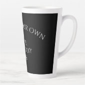 Tasse Latte Créez votre propre (Droite)