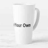 Tasse Latte Créez votre propre (Angle droit)