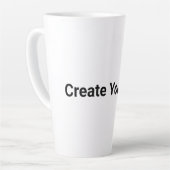 Tasse Latte Créez votre propre (Angle gauche)