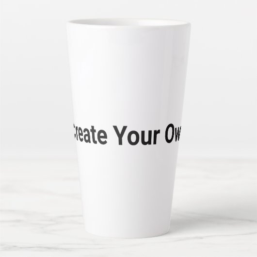 Tasse Latte Créez votre propre (Devant)