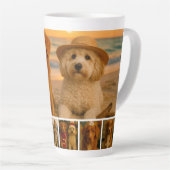 Tasse Latte Créez votre propre collage photo personnalisé de 7 (Angle droit)