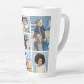Tasse Latte Créez votre propre collection de 7 photos (Angle droit)