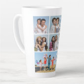 Tasse Latte Créez votre propre collection de 7 photos (Angle gauche)