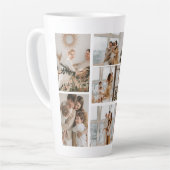 Tasse Latte Créez votre propre collection de 7 photos (Angle gauche)