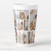 Tasse Latte Créez votre propre collection de 7 photos (Devant)