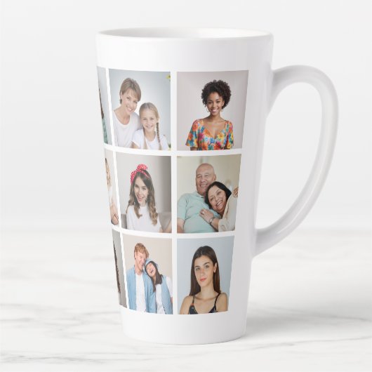 Tasse Latte Créez votre propre collection de photos 15 (Droite)
