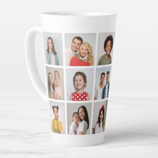 Tasse Latte Créez votre propre collection de photos 15 (Angle gauche)