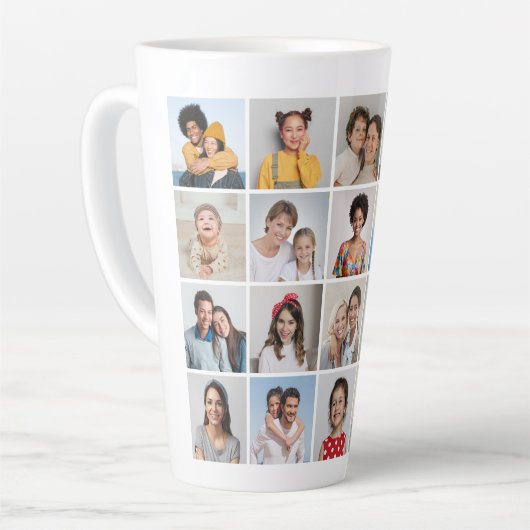 Tasse Latte Créez votre propre collection de photos 20 (Angle gauche)