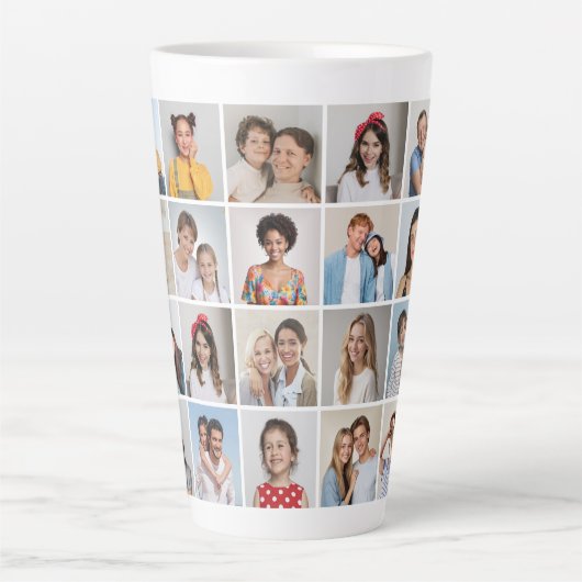 Tasse Latte Créez votre propre collection de photos 20 (Devant)
